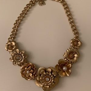 Gold Floral choker